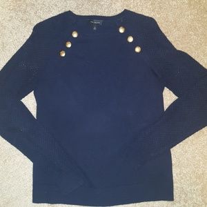 The Limited navy blue sweater